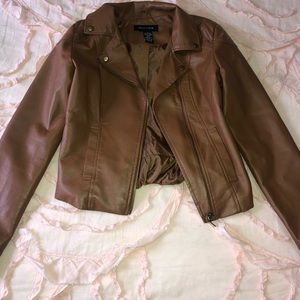 Faux Leather Jacket!